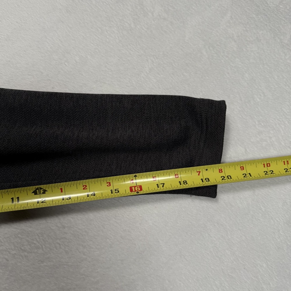 Orvis Jacket Mens Medium Gray Black Full Zip Fleece Softshell Pockets‎ Classic - Picture 8 of 8